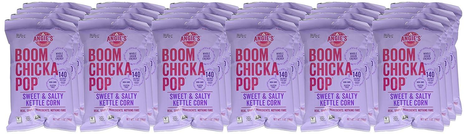 image:imageAngies BOOMCHICKAPOP Sea Salt Popcorn 06 Ounce Bag 6 Count Pack of 4KettleCorn