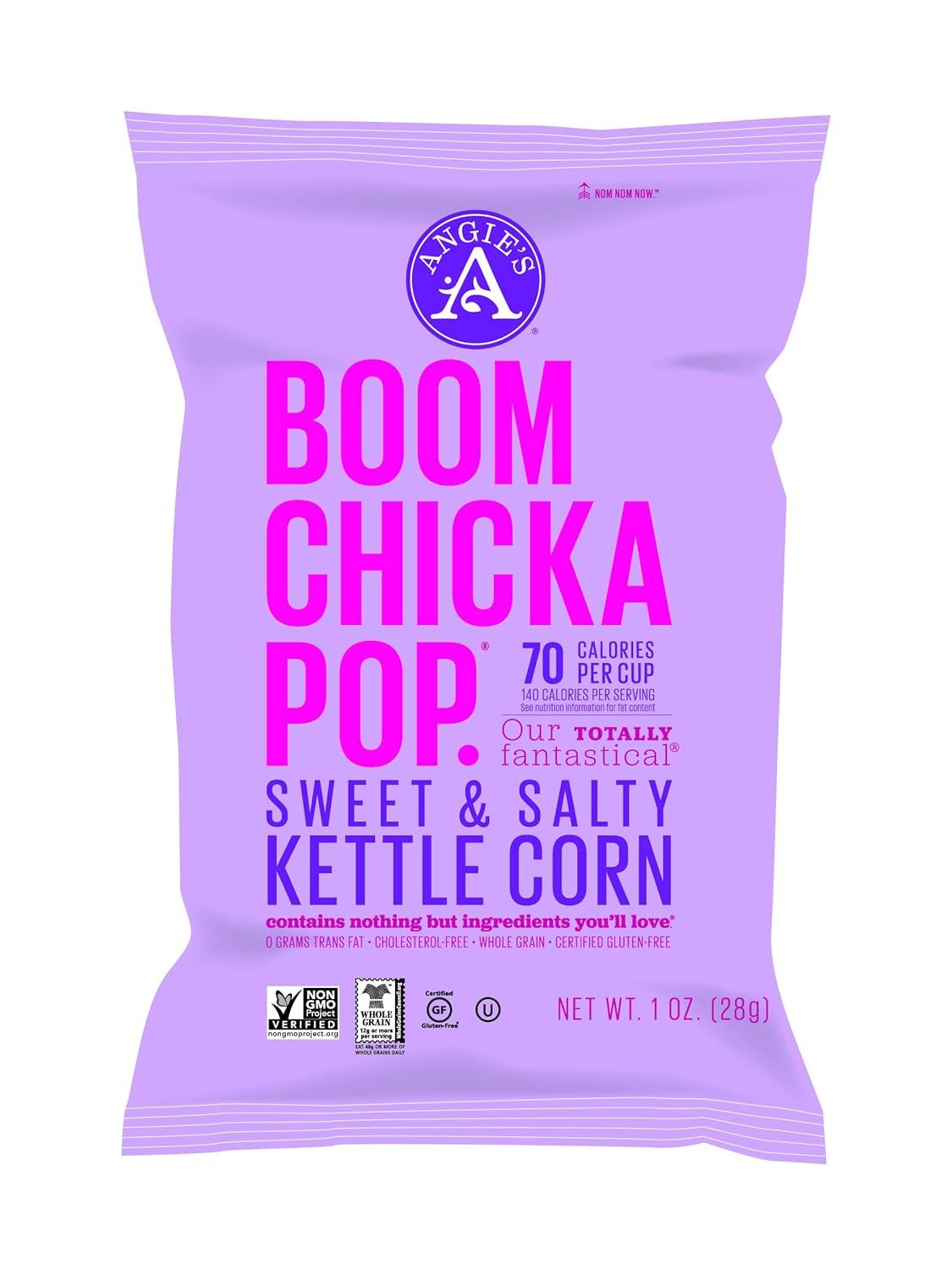 image:imageAngies BOOMCHICKAPOP Sea Salt Popcorn 06 Ounce Bag 6 Count Pack of 4KettleCorn