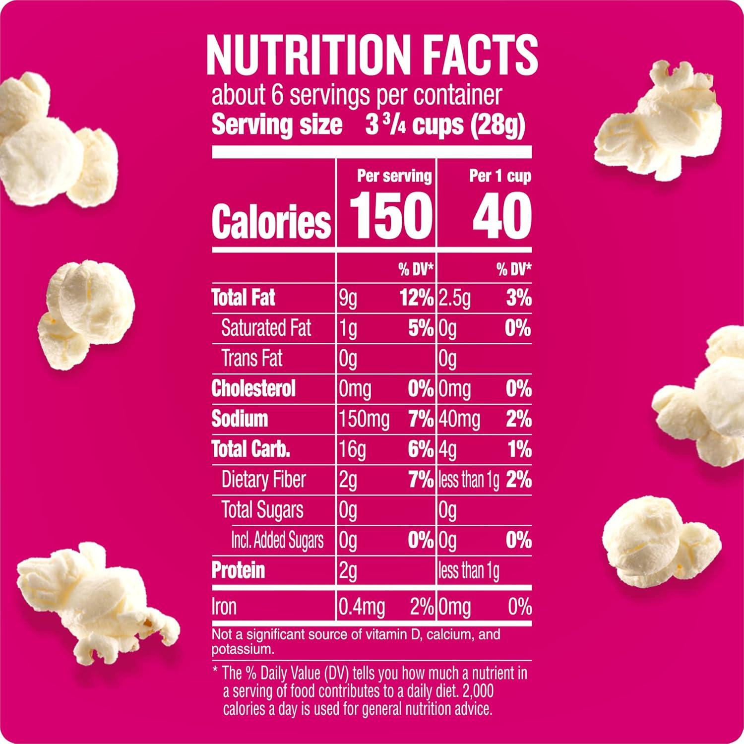 image:imageAngies BOOMCHICKAPOP Sea Salt Popcorn Gluten Free Party Size 67 oz67 Ounce Pack of 5