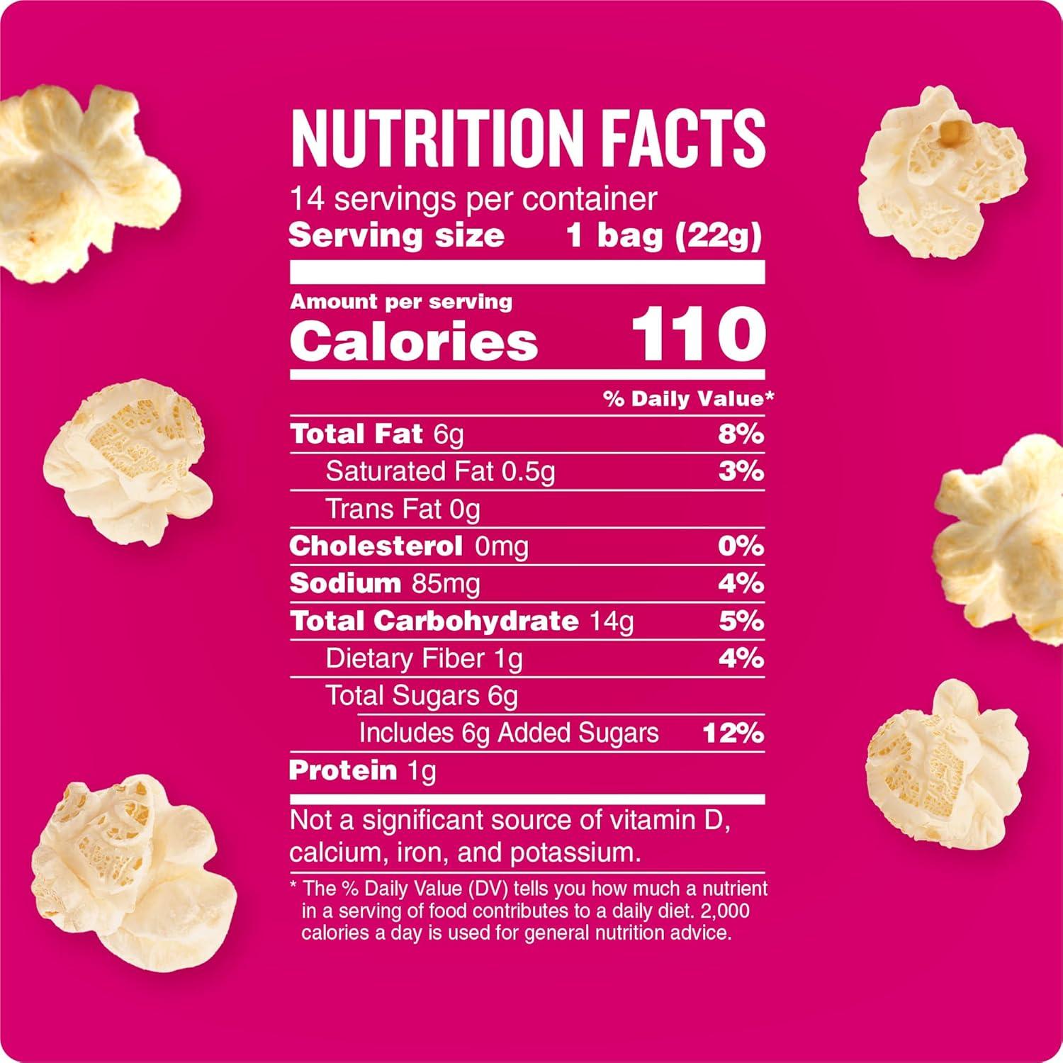 image:imageAngies BOOMCHICKAPOP Sweet amp Salty Kettle Corn Popcorn NonCandy Easter Basket Stuffer 077 oz Individual Bag 14Count067 Ounce Pack of 1