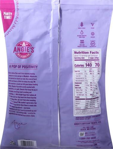 image:imageAngies BOOMCHICKAPOP Sweet and Salty Kettle Corn Popcorn Gluten Free Party Size 10 oz10 Ounce Pack of 4