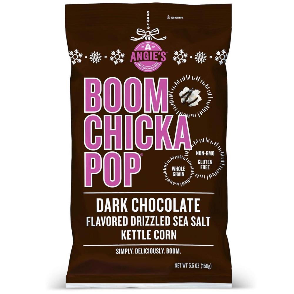image:imageAngies BOOMCHICKAPOP Sweet amp Salty Kettle Corn Popcorn 225 Ounce Pack of 12DarkChocolate