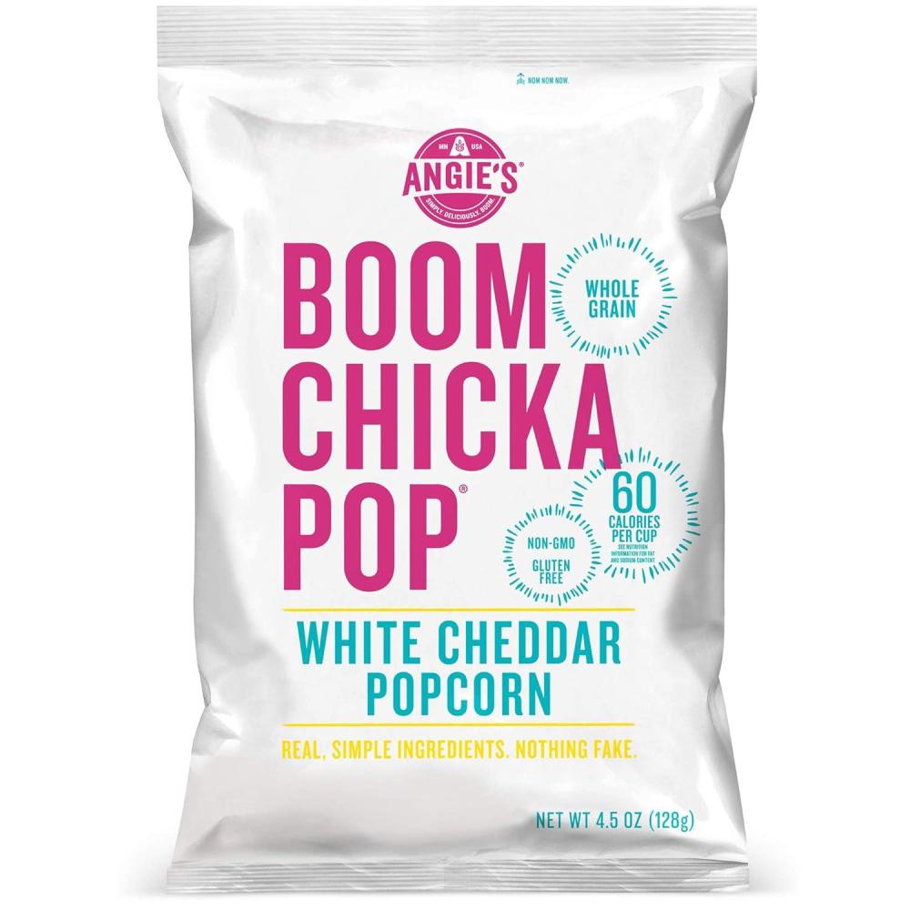 image:imageAngies BOOMCHICKAPOP Sweet amp Salty Kettle Corn Popcorn 225 Ounce Pack of 12White Cheddar