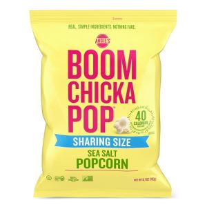 Angie’s BOOMCHICKAPOP Sea Salt Popcorn, Gluten Free, Party Size, 6.7 oz.(6.7 Ounce (Pack of 1))