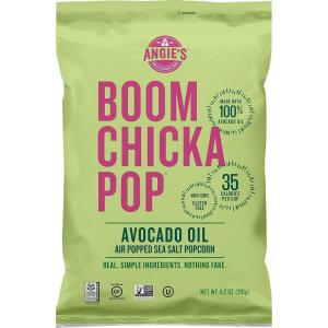 Angie’s BOOMCHICKAPOP Sweet & Salty Kettle Corn Popcorn, 2.25 Ounce (Pack of 12)(Air-Popped Sea Salt Popcorn)