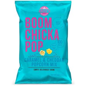 Angie’s BOOMCHICKAPOP Sweet & Salty Kettle Corn Popcorn, 2.25 Ounce (Pack of 12)(Caramel & Cheddar)