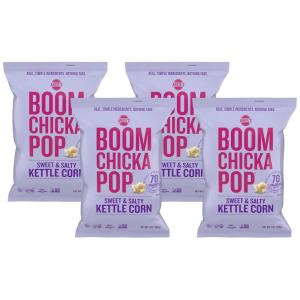 Angie’s BOOMCHICKAPOP Sweet and Salty Kettle Corn Popcorn, 7 Ounce(7 Ounce (Pack of 4))