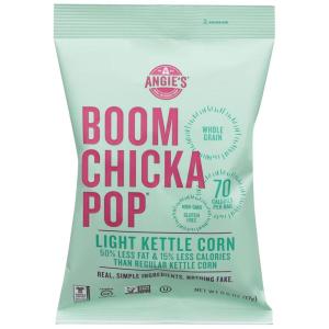 Angie’s BOOMCHICKAPOP Light Kettle Corn Popcorn, Non-Candy Easter Basket Stuffer, 0.6 oz. Individual Bag (Pack of 60)